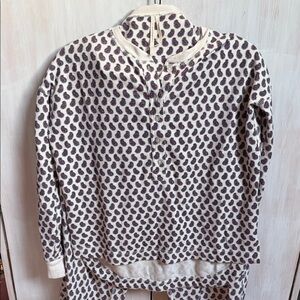 Anthropologie Purple Patterned Women's Pajama set